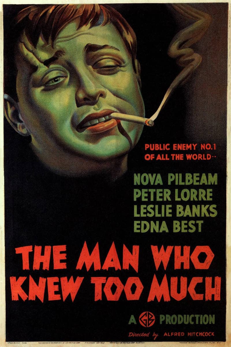 Poster for The Man Who Knew Too Much